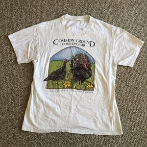 Common ground country fair turkeys graphic tee